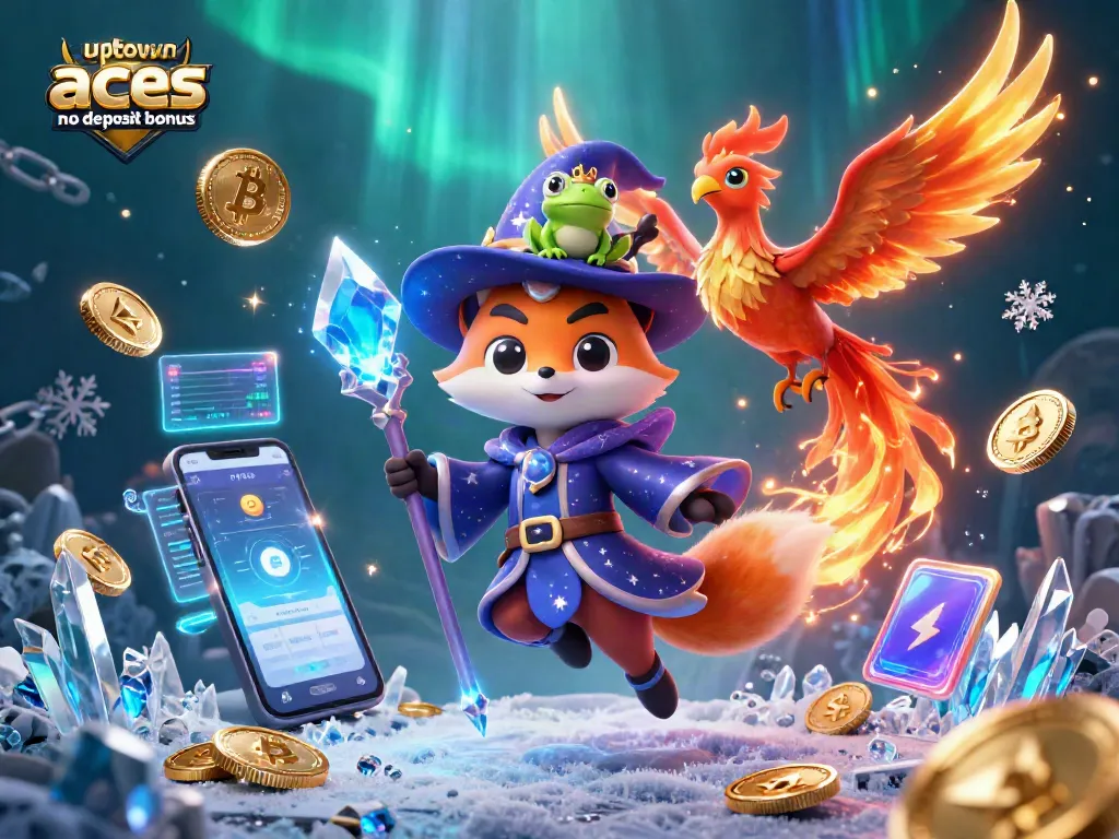 Experience the excitement of the uptown aces casino no deposit bonus with dynamic 3D characters and crypto elements.