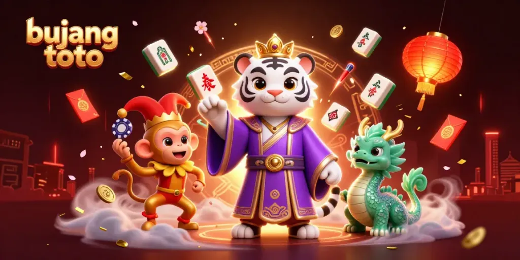 Experience the thrill of bujang toto with vibrant gaming symbols and enchanting characters.