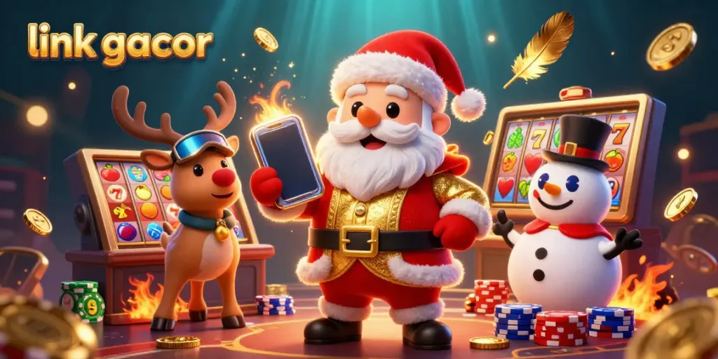 Engage with the link gacor slots experience with Santa Claus and friends in vibrant casino ambiance.