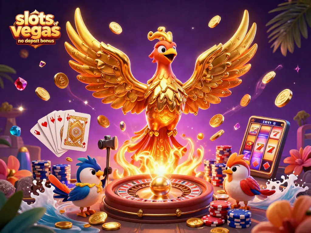 Experience the excitement of slots of vegas no deposit bonus with golden phoenix and casino treasures.