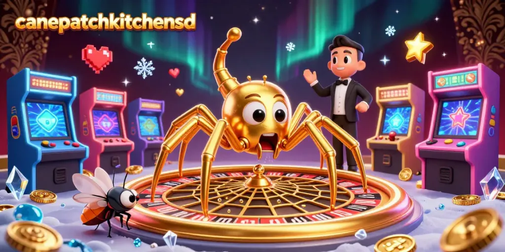 Experience thrilling bets at canepatchkitchensd with a vibrant, dynamic casino illustration.