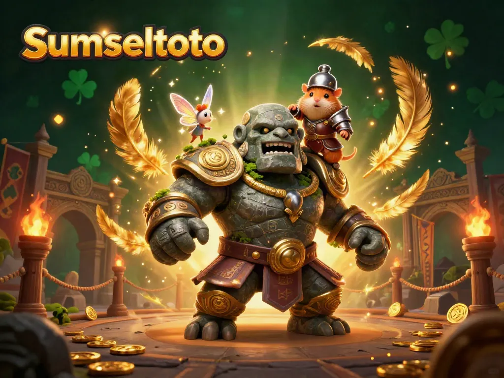 Experience thrilling gaming action with sumseltoto as a magical scene unfolds in a dynamic casino setting.