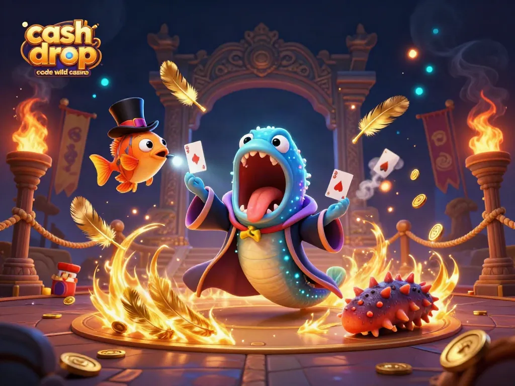 Engage with exclusive rewards using the cash drop code wild casino in a magical underwater scene.