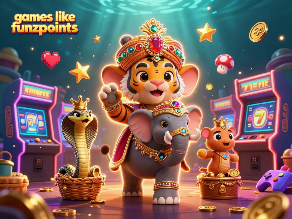 Spin and win with engaging games like funzpoints featuring vibrant arcade action.