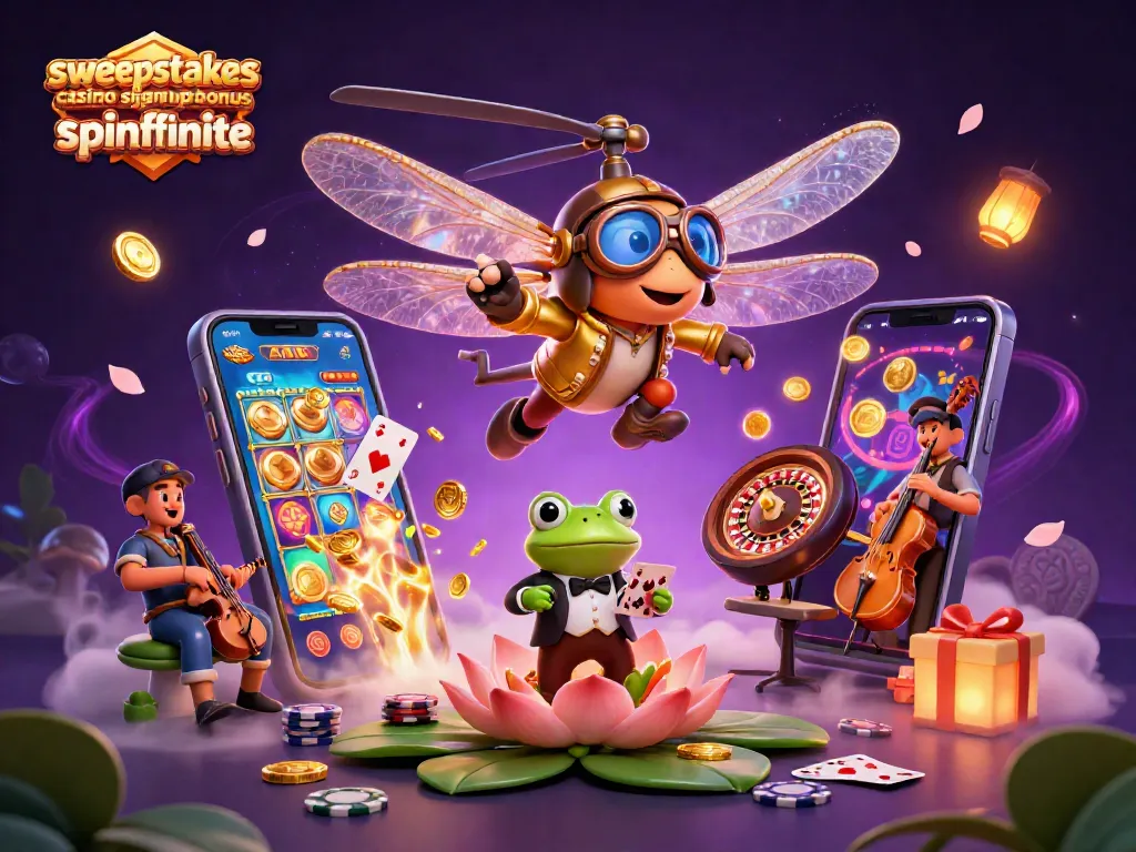 Play exciting games with the sweepstakes casino sign up bonus spinfinite to win real rewards!
